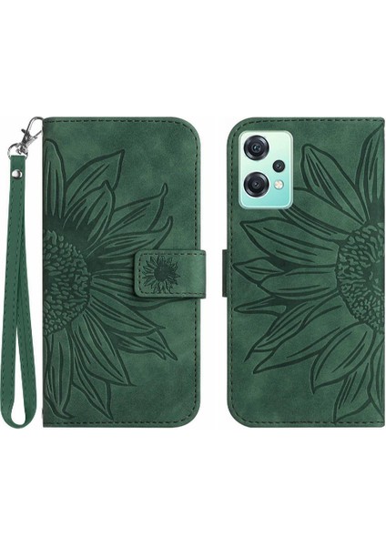 Realme 9 Pro 5g Flip Cüzdan Telefon Kılıfı Için Kılıf Kısa Kayış Lüks Pu ile (Yurt Dışından)