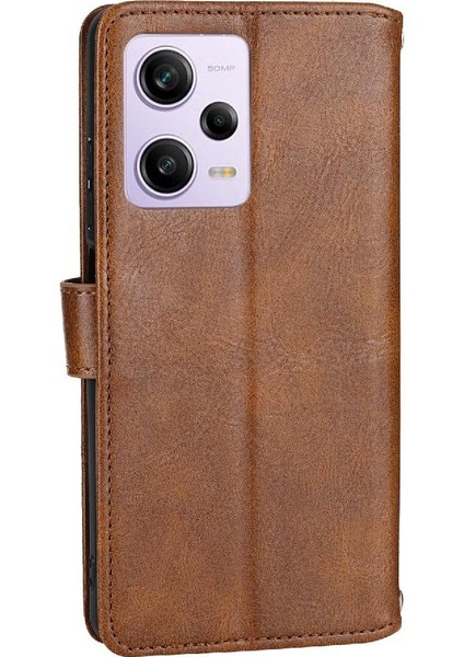 Xiaomi Redmi Not Için Flip Case 12R Pro Kickstand Pu Deri Kayış Kartı (Yurt Dışından)