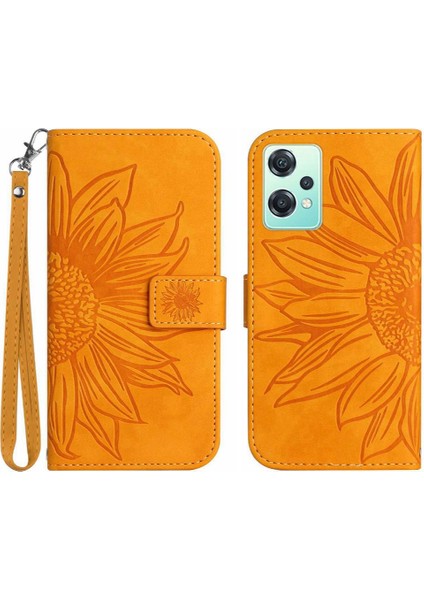 Realme 9 Pro 5g Flip Cüzdan Telefon Kılıfı Için Kılıf Kısa Kayış Lüks Pu ile (Yurt Dışından)