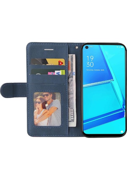 Oppo A92/A72/A52 Kart Yuvası Standı Iki Renkli Dikiş Pu (Yurt Dışından) fiyatları