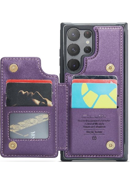 Samsung Galaxy S23 Ultra Pu Deri Kart Tutucu Için Caseme Cüzdan Kılıf (Yurt Dışından) indirimleri