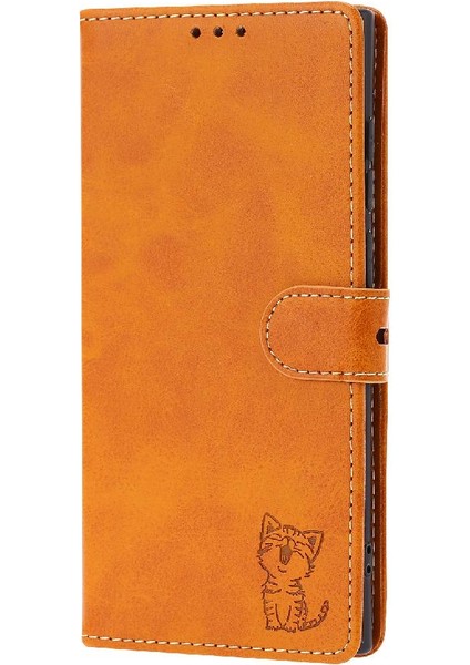 Samsung Galaxy S22 Için Cüzdan Durumda Ultra 5g Kart Tutucu Kabartmalı Manyetik (Yurt Dışından) modelleri