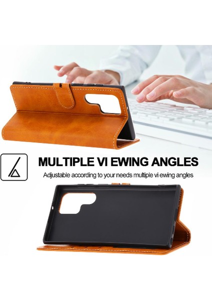 Samsung Galaxy S22 Için Cüzdan Durumda Ultra 5g Kart Tutucu Kabartmalı Manyetik (Yurt Dışından) indirimleri