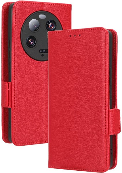 Xiaomi 13 Için Kılıf Ultra Manyetik Cüzdan Kart Yuvaları Tutucu Yan Toka Pu (Yurt Dışından) modelleri