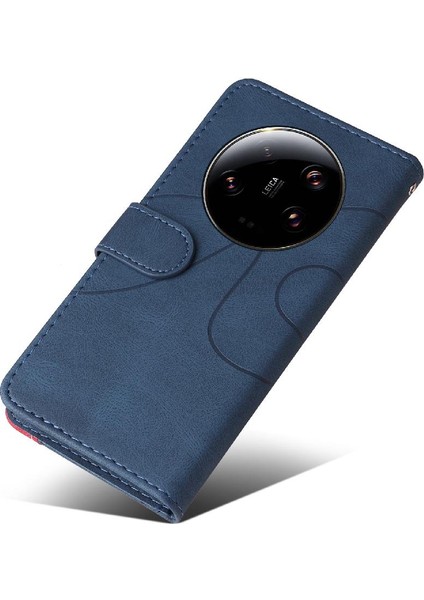 Kart Yuvası Standı Pu Flip ile Xiaomi 13 Ultra Iki Renkli Dikiş Için Kılıf (Yurt Dışından) indirimleri