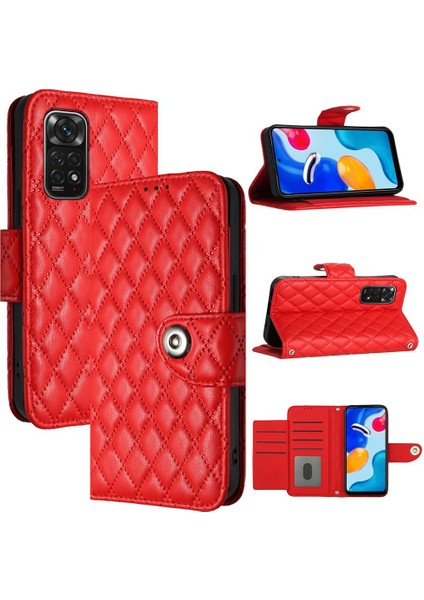 Xiaomi Redmi Not 11S Için Kılıf Cüzdan Kapak Darbeye Şık Koruyucu (Yurt Dışından)