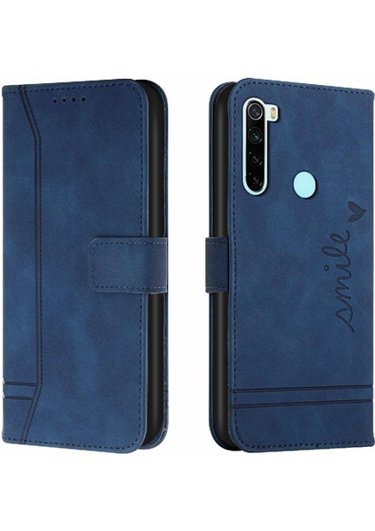 Telefon Kılıfı Için Xiaomi Redmi Not 8t Kart Yuvaları Kapak Manyetik Kapatma Pu (Yurt Dışından)