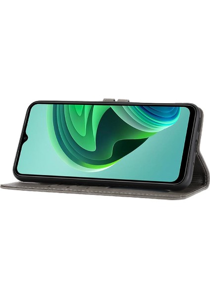 Cüzdan Kılıf Için Xiaomi Redmi Not 11R Manyetik Kapatma Kickstand Kart Tüm (Yurt Dışından)