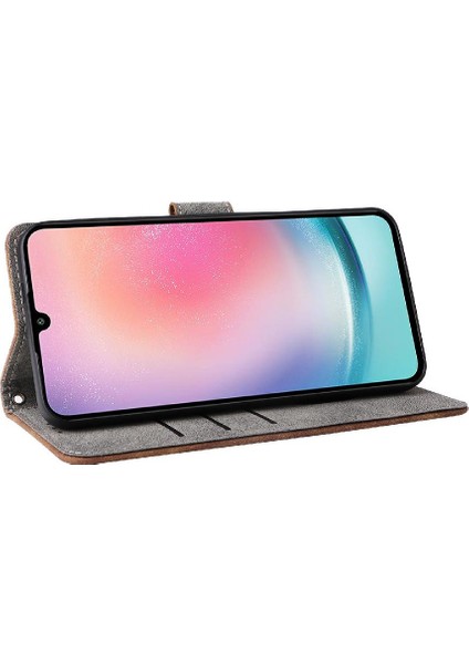 Samsung Galaxy S24 Pu Deri Kart Yuvaları Kapak Manyetik Kapatma (Yurt Dışından) fiyatları