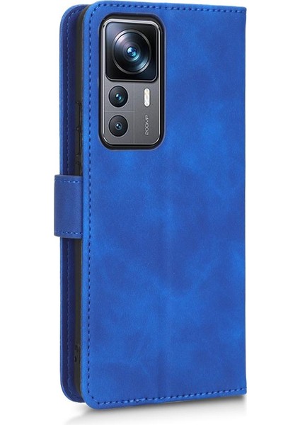 Xiaomi 12T Pro Için Kılıf Tam Koruma Deri Folio Flip Case ile (Yurt Dışından)