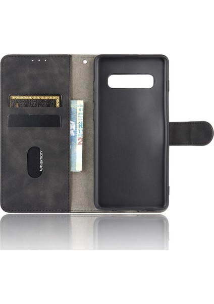 Samsung Galaxy S10 Artı Kart Tutucu Kickstand Kart Kapağı ile (Yurt Dışından)