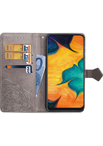 Samsung A30 Darbeye Dayanıklı Zarif Desen Basit Iş Çevirme (Yurt Dışından)