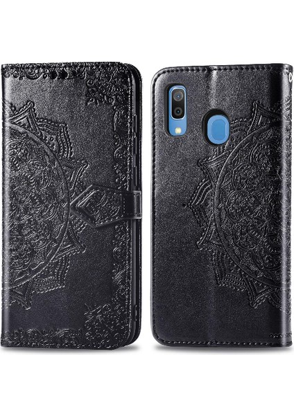 Samsung A30 Darbeye Dayanıklı Zarif Desen Basit Iş Çevirme (Yurt Dışından)