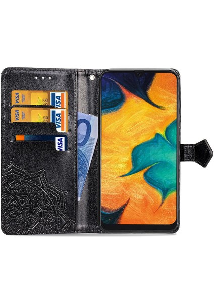 Samsung A30 Darbeye Dayanıklı Zarif Desen Basit Iş Çevirme (Yurt Dışından)