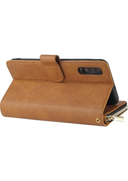 El Kayışı ile Samsung Galaxy A70 Için Kılıf Kapak Kapak Kart Tutucu Cüzdan (Yurt Dışından) fiyatları