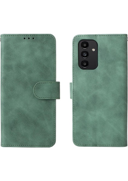 Samsung Galaxy A13 4g Tam Koruma Deri Folio Flip Case (Yurt Dışından)