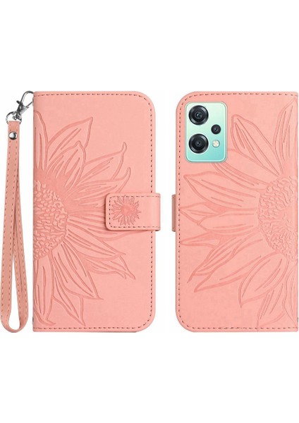 Realme 9 Pro 5g Flip Cüzdan Telefon Kılıfı Için Kılıf Kısa Kayış Lüks Pu ile (Yurt Dışından)