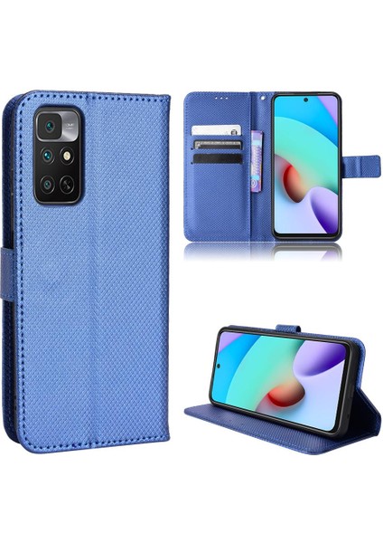 Xiaomi Redmi Not 11S Için Kılıf Kapak Kickstand Kart Tutucu Manyetik Cüzdan (Yurt Dışından)