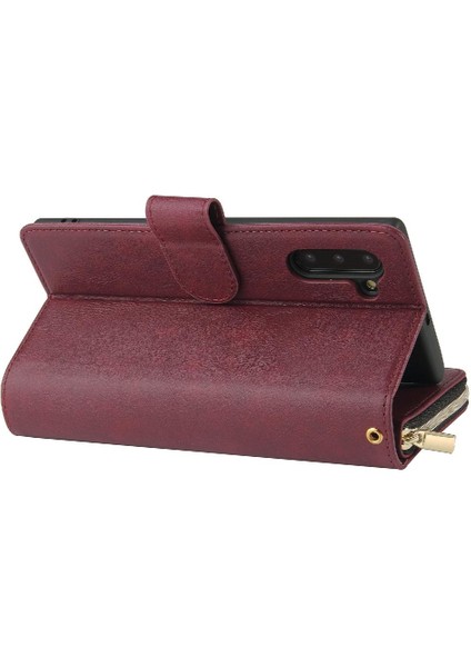 Samsung Galaxy Not 10 Flip Kapak Için Kılıf Fermuarlı Cebi El Kayışı ile 9 (Yurt Dışından) indirimleri