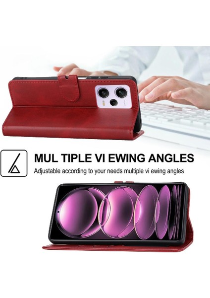 Cüzdan Durumda Xiaomi Redmi Için Not 12 Pro Artı Kart Tutucu Tüm Yuvarlak (Yurt Dışından) fırsatları