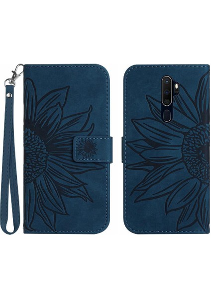 Kılıf Için Oppo A9 2020/A5 2020 Kart Yuvaları Tutucu ile Flip Cüzdan Telefon Pu (Yurt Dışından)