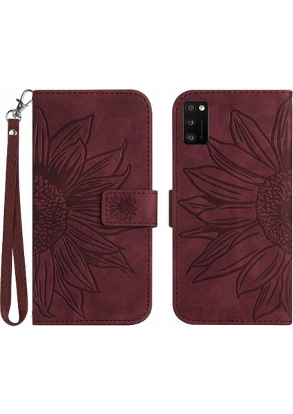 Samsung Galaxy Için Kılıf With Flip Cüzdan Telefon Kılıfı ile Lüks Pu Deri (Yurt Dışından)