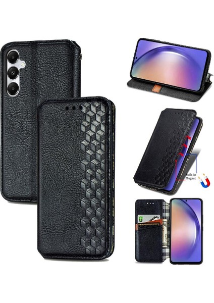 Samsung Galaxy Case 5g Flip Kapak Moda Tasarım Cüzdan Fonksiyonu (Yurt Dışından)