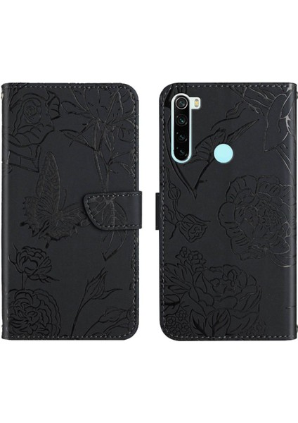 Xiaomi Redmi Not 8t Çiçekler ve Kelebekler Anti-Damla Koruma (Yurt Dışından)