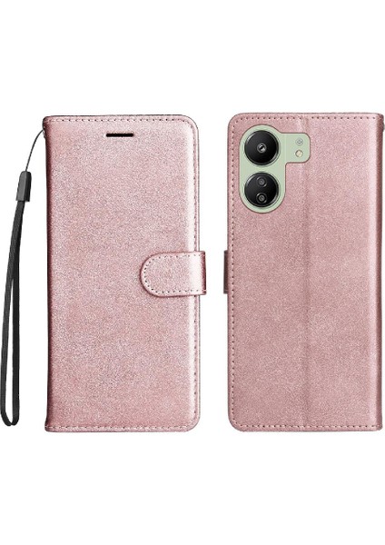 Gx Shop Xiaomi Redmi Için Flip Case Xiaomi 4g Yüksek Kalite Deri Klasik Düz Renk (Yurt Dışından)