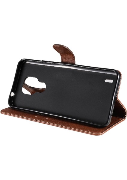 Motorola Moto E7 Klasik Düz Renk Için Flip Case Kart Yuvası ile Yüksek (Yurt Dışından) indirimleri