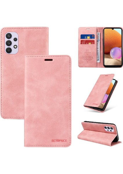 Samsung Galaxy A32 4g Pu Deri Koruyucu Manyetik Folio Cüzdan (Yurt Dışından)
