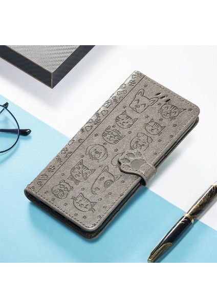 Iphone 14 Için Kılıf Artı Darbeye Karikatür Hayvanlar Deri Kılıf Flip (Yurt Dışından)