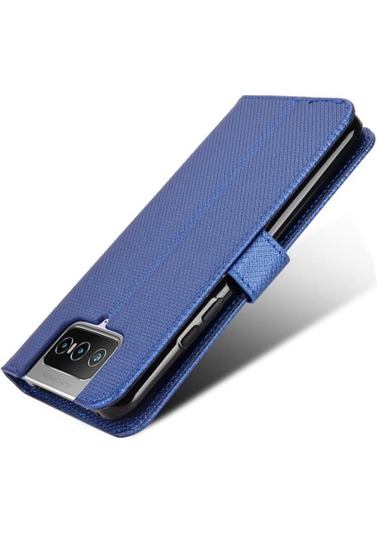 Asus Zenfone 7 Için Kılıf Pro Kart Tutucu Kickstand Kapak Manyetik Cüzdan (Yurt Dışından)