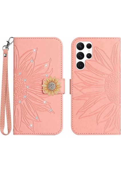 Samsung Galaxy S24 Ultra Flip Cüzdan Kredi Kartı Kartı Tutucu Pu (Yurt Dışından)