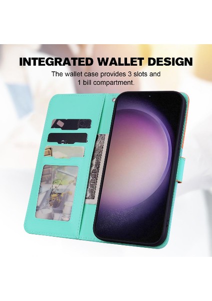Samsung Galaxy S23 Artı Basit Iş Cüzdan Kapak Kılıfı (Yurt Dışından)