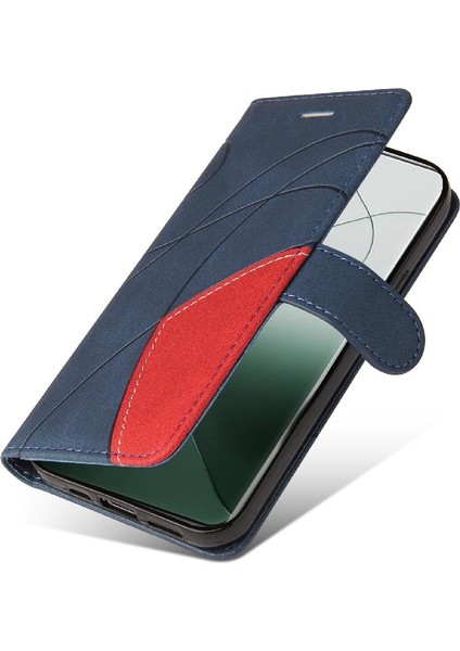 Xiaomi 14 Pro Için Kickstand Koruyucu Kart Yuvası Standı ile Pu Flip (Yurt Dışından) modelleri