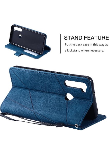 Xiaomi Redmi Not 8t Için Kılıf Cüzdan Çevir Folyo Kart Tutucu Kickstand Pu (Yurt Dışından) modelleri