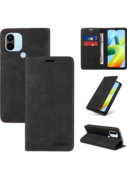 Xiaomi Redmi A2 Artı Folio Cüzdan Pu Deri Koruyucu Manyetik (Yurt Dışından)