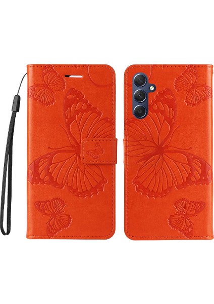 Samsung Galaxy M54 Flip Kickstand Için Kılıf Kart Yuvası Standı ile Darbeye (Yurt Dışından)