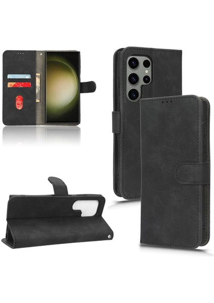 Kart Tutucu Kartı ile Samsung Galaxy S23 Ultra Koruyucu Kapak Için Kılıf (Yurt Dışından)