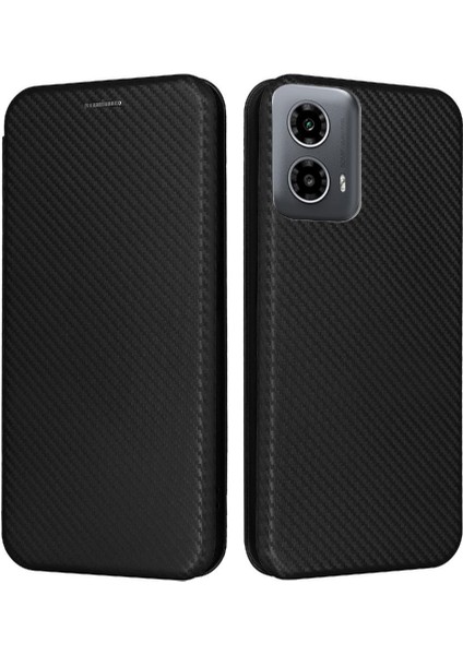 Motorola Moto G34 5g Için Kılıf Kart Tutucu Kickstand Manyetik Karbon (Yurt Dışından) modelleri