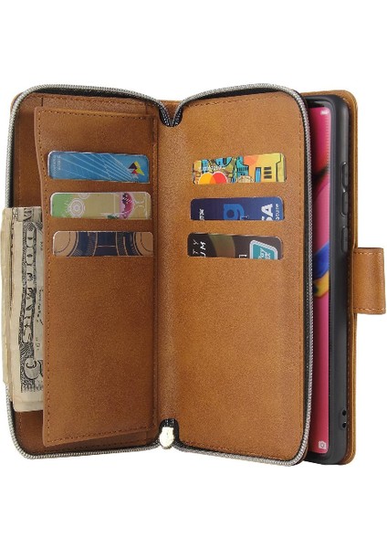 El Kayışı Flip ile 9 Kart Yuvaları ile Huawei P30 Cüzdan Kılıf Için Kılıf (Yurt Dışından) fırsatları