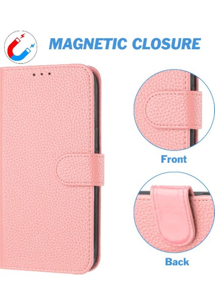 Samsung Galaxy M54 Litchi Desen Kart Yuvaları Için Telefon Kılıfı Tutucu Flip Pu (Yurt Dışından) indirimleri