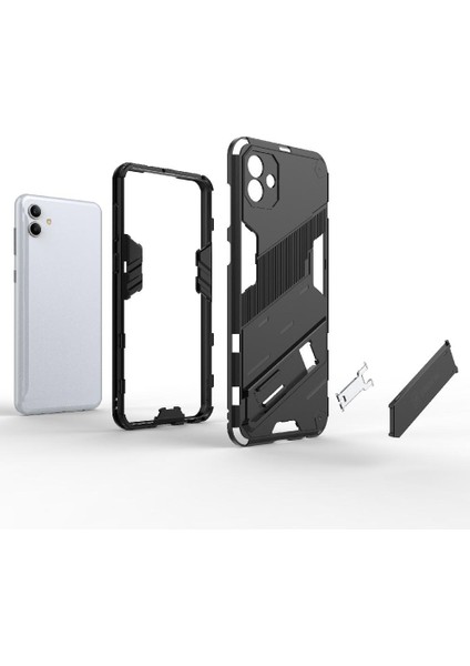 Samsung Galaxy A04 4g Kickstand Sağlam Askeri Koruyucu Kapak (Yurt Dışından) fiyatları