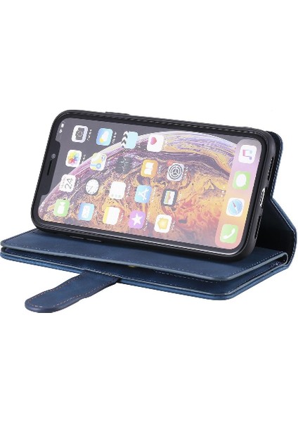 Iphone x Için Flip Case/xs Pu Deri Kordon 9 Kart Yuvaları Kickstand (Yurt Dışından)