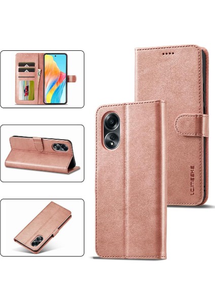 Oppo Için Kılıf Oppo 8 4g Kart Yuvaları Cüzdan Tutucu ile Buzağı Doku Flip (Yurt Dışından)