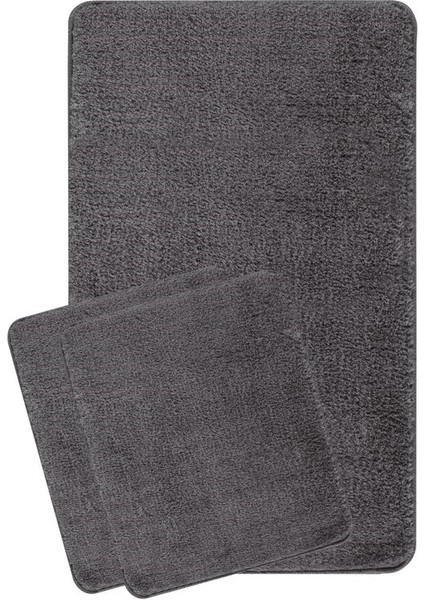 Sadiva Doğal Kaymaz Taban 3'lü Banyo Paspası 60X100 - 50X60 - 50X60 fiyatları
