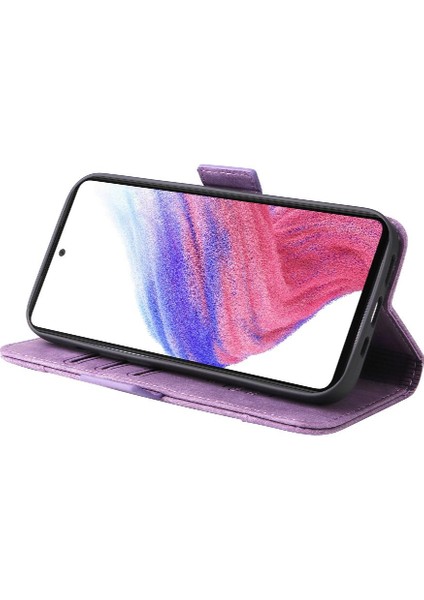 Samsung Galaxy A53 5g Tpu Deri Manyetik Kart Yuvaları Cüzdan Flip Case (Yurt Dışından) indirimleri