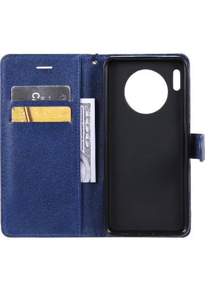 Huawei Mate 30 Iş Cüzdan Telefon Kılıfı Için Flip Case Klasik Katı ile (Yurt Dışından) fırsatları