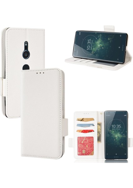 Sony Xperia Xz2 Cüzdan Manyetik Yan Toka Kart Yuvaları Tutucu Pu (Yurt Dışından) modelleri